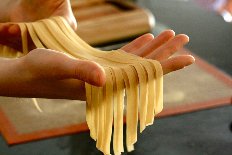 tagliatelle fresh pasta